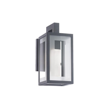 Cambridge 8W 1 LED Light Outdoor Wall Lantern by Modern Forms - WS-W24211-BK