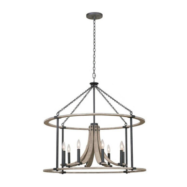 Middleton 8 Light Oversized Pendant by Kalco - 506653NI