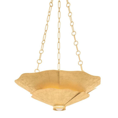Spring Valley 4 Light Pendant 8 Inch Tall and 24 Inch Wide by Hudson Valley - 2604-VGL