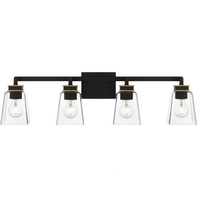 Almany 4 Light Vanity Light by Quoizel - ALY8632MBK