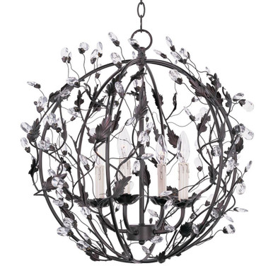 Elegante 4 Light Large Pendant by Maxim - 2854