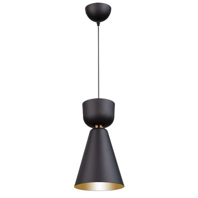 Tempo 1 Light Small Pendant 14 Inch Tall by Artcraft - SC13290BK