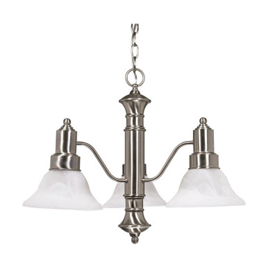 Gotham Three Light Chandelier 22.5 x 17.5 Inch by Nuvo 60/190 - 60/190