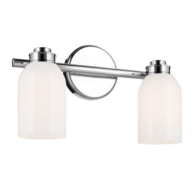Shae 2 Light Bath Vanity 9 Inch Tall and 15 Inch Wide by Kichler - 55201