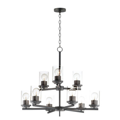 Corona 9 Light Large 2 Tier Chandelier by Maxim 10206CLSN - 10206