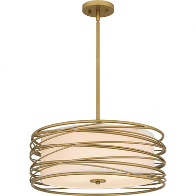 Spiral 3 Light Large Pendant 20 Inch Length by Quoizel - SPL2820LG