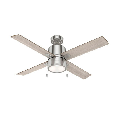 Beck 52 Inch Ceiling Fan with LED Light Kit and Pull Chain by Hunter Fans - 1000820
