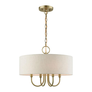 Blossom 4 Light Large Pendant by Livex - 49804