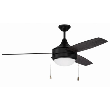 Phaze Three Blade Ceiling Fan with Light Kit 52 Inch Wide by Craftmade - PHA52FB3