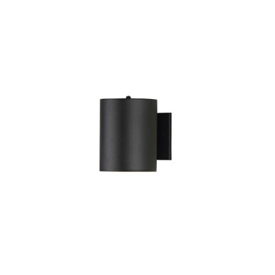 Outpost 7.25 Inch 12W 1 LED Outdoor Wall Mount with Photocell by Maxim - 26101BK/PHC