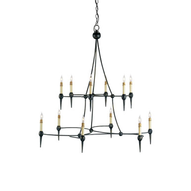Danielli 12 Light Oversized Chandelier by Currey Company - 9157