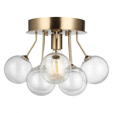 Bronzeville 1 Light 15 Inch Wide Flush Mount by Visual Comfort Studio - 7714301