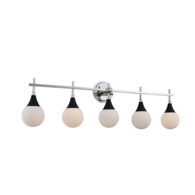Bogart 5 Light Vanity Light by Kalco - 508535BPN