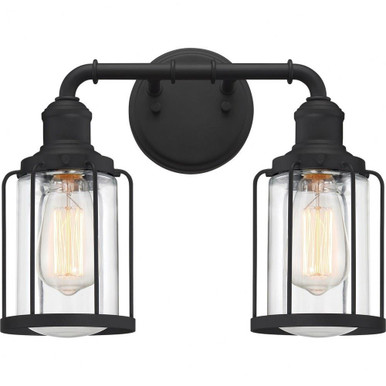 Ludlow 2 Light Vanity Light by Quoizel - LUD8615EK