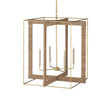 Purebred 4 Light Large Chandelier by Currey Company - 9000-0217
