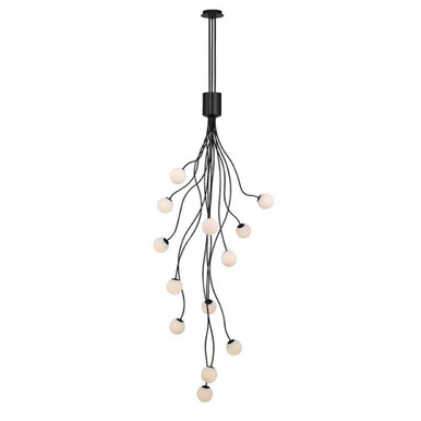 Athena 2.92W 13 LED Chandelier 77 Inch Tall and 28 Inch Wide by Eurofase - 50256