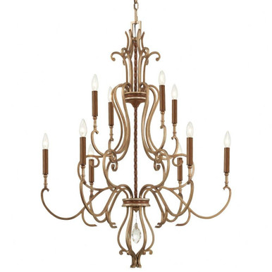 Magnolia Manor 10 Light Large Chandelier by Minka Metropolitan - N6558-690