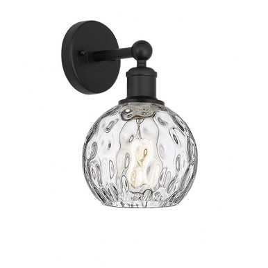 Athens Water Glass 1 Light Wall Sconce 10 Inch Tall by Innovations - 616-1W-G1215-6