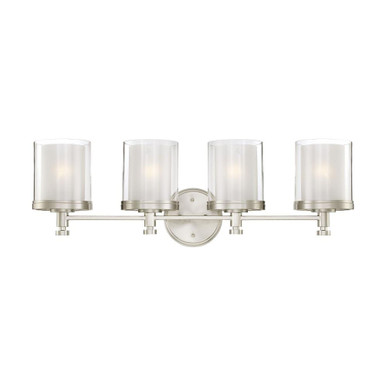 Decker 4 Light Vanity Light by Nuvo - 60/4644