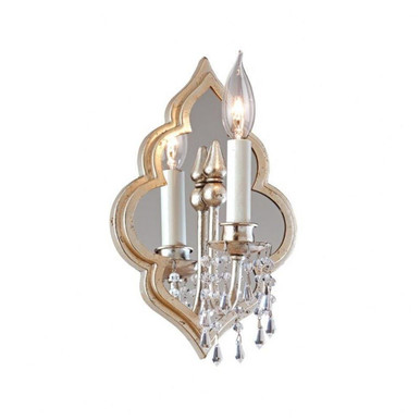Bijoux 1 Light Wall Sconce 12 x 7.5 Inches by Corbett - 161-11-WSL