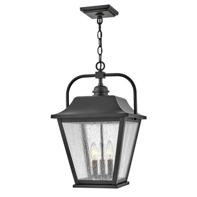 Kingston 15W 3 LED Light Medium Outdoor Pendant by Hinkley - 10012BK