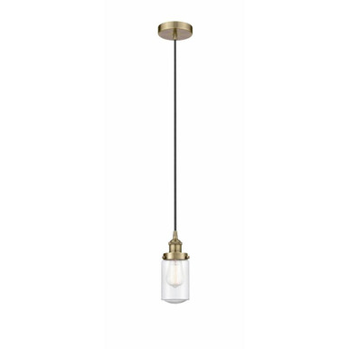 Dover 1 Light Traditional Mini Pendant 10.25 Inch Tall by Innovations - 616-1PH-G31