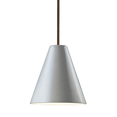 Radiance 1 Light Cone Pendant 9.75 Inch Tall by Justice Design - CER-6220