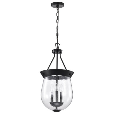 Boliver 3 Light Pendant In Traditional Style 24 x 11.75 Inches by Nuvo - 60/7800