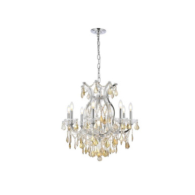 Maria Theresa 9 Light Medium Chandelier by Elegant 2800D26 - 2800D26