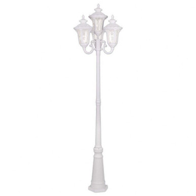Oxford Three Light Post 23 Inches by 87 Inches high by Livex  - 7866-04