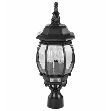 Central Park Three Light Outdoor Post Lantern 7.375 x 21 Inches by Nuvo - 60/899