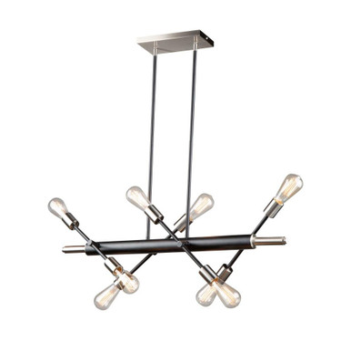 Truro 8 Light Oversized Linear Island Pendant by Artcraft - AC11254NB