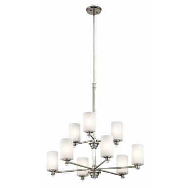 Joelson 9 Light Large 2 Tier Chandelier by Kichler - 43924