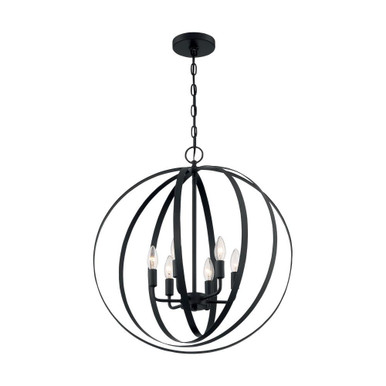 Pendleton 6 Light Large Pendant by Nuvo - 60-70-6P