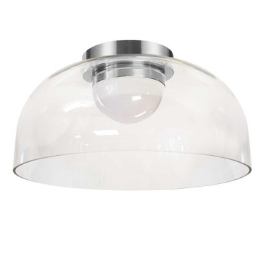 Nadine 10W 1 LED 11.75 Inch Wide Flush Mount by Dainolite - NAD-1210LEDFH