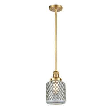 Stanton 1 Light Stem Hung Mini Pendant by Innovations - 201S-G262