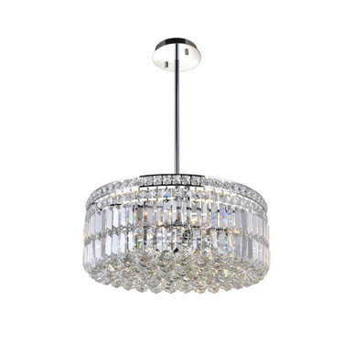 Colosseum 8 Light Small Chandelier by CWI - 8006P20C-R