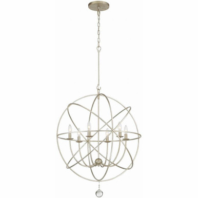Solaris 6 Light Large Chandelier by Crystorama - 9228