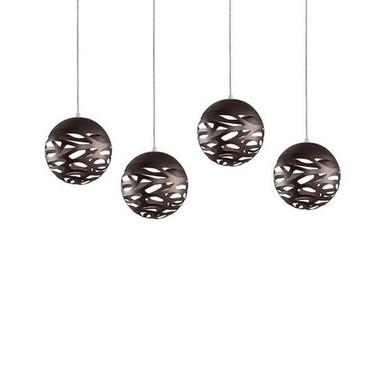 Neptune 31W 4 LED Light Linear Small Pendant by Kuzco - MP2504-BZ