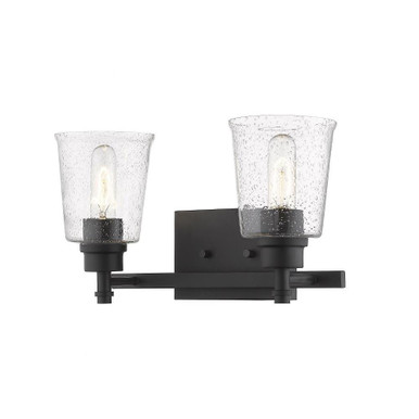 Bohin 2 Light Bath Vanity in Fusion Style 16 x 8.5 Inch by Z Lite - 464-2V-MB