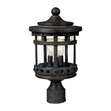 Santa Barbara DC Three Light Outdoor Pole/Post Mount in by Maxim - 3137CDSE