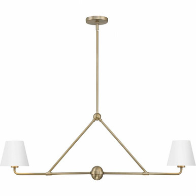 Xavier 2 Light Oversized Linear Chandelier by Crystorama - XAV-B9302