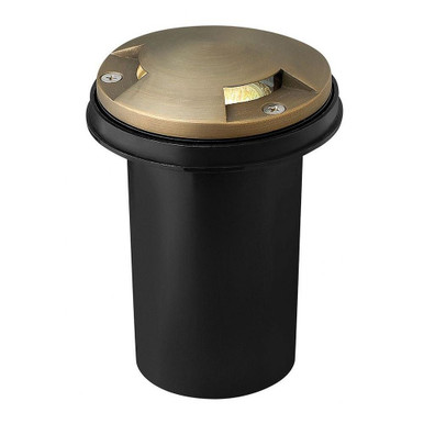 Hardy Island Low Voltage One Light Well Lamp 3.75x4.5 Inches by Hinkley - 16710MZ