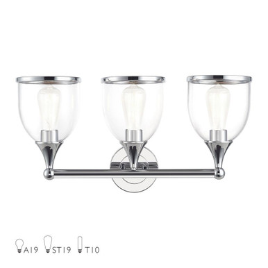 Ashridge 3 Light Vanity Light by Livex - 14133