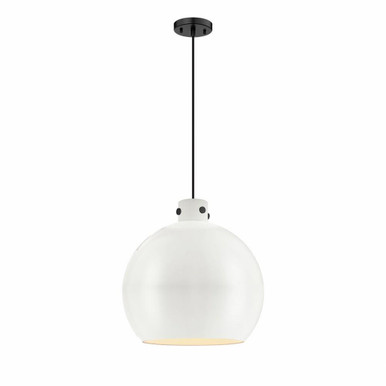 Newton Sphere 1 Light Metal Shade Large Pendant 18 Inch Wide by Innovations - 410-1PL-M410-18