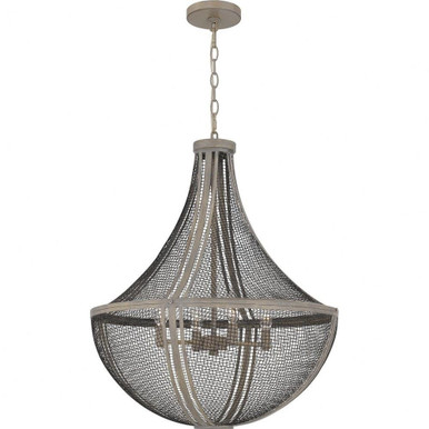 Hallie 4 Light Large Pendant by Quoizel - HLE2822DGW