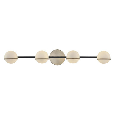 Fusion Centric 4 Light Vanity Light by Justice Design - FSN-4164-OPAL