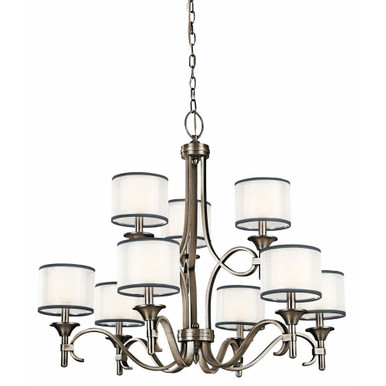 Lacey 9 Light Oversized 2 Tier Chandelier by Kichler - 42382