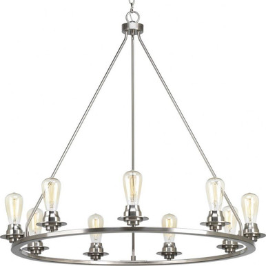 Debut 9 Light Oversized Chandelier by Progress - P400016