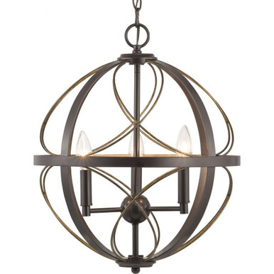 Brandywine 3 Light Medium Pendant by Progress - P500068